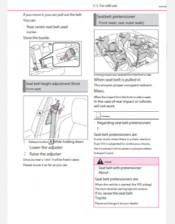 toyota corolla sport 2018-2019 owners manual